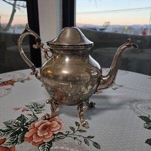 Elegant Silver Teapot